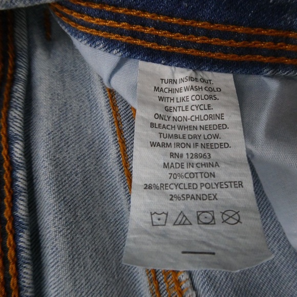 Indigo Rein Women's Sz 3 / 25 Mid Rise Ankle Denim Jeans Stonewashed - Picture 9 of 12